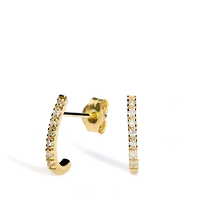 Pendiente diamante oro 18 quilates
