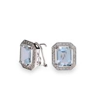 Pendiente diamante oro 18 quilates