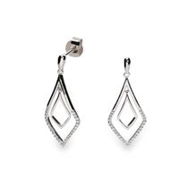 Pendiente diamante oro 18 quilates