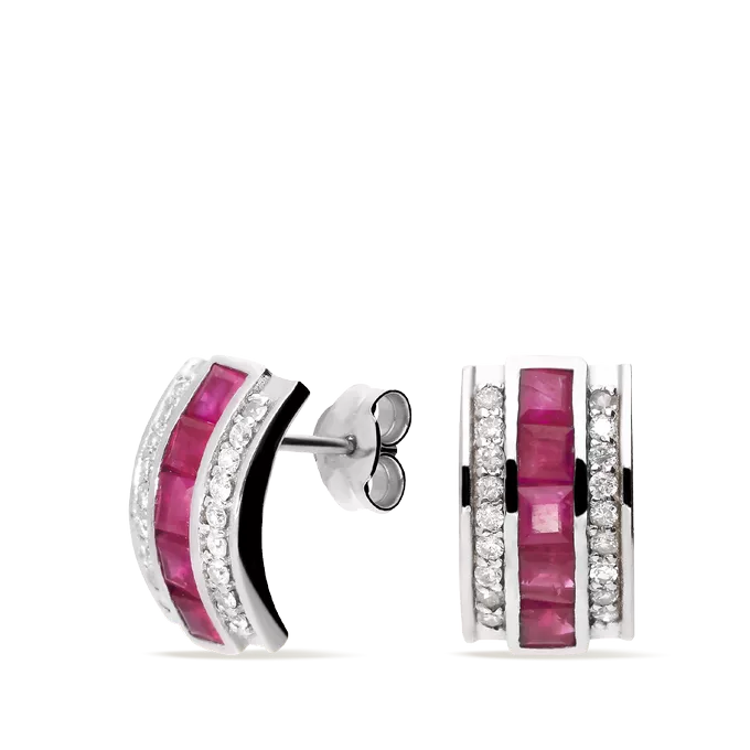 Pendiente diamante natural 0.22 ct. oro 18 quilates CASINO