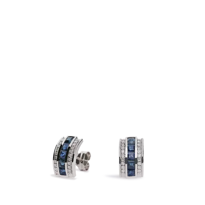 Pendiente diamante natural oro 18 quilates CASINO