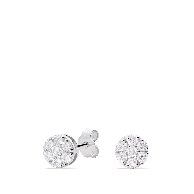 Pendiente diamante oro 18 quilates