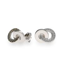 Pendiente oro blanco 18 quilates