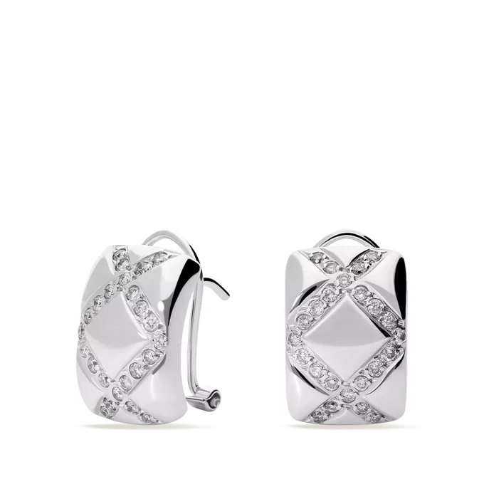 Pendiente diamante natural 0.58 ct. oro 18 quilates LUMINAIRE 80s