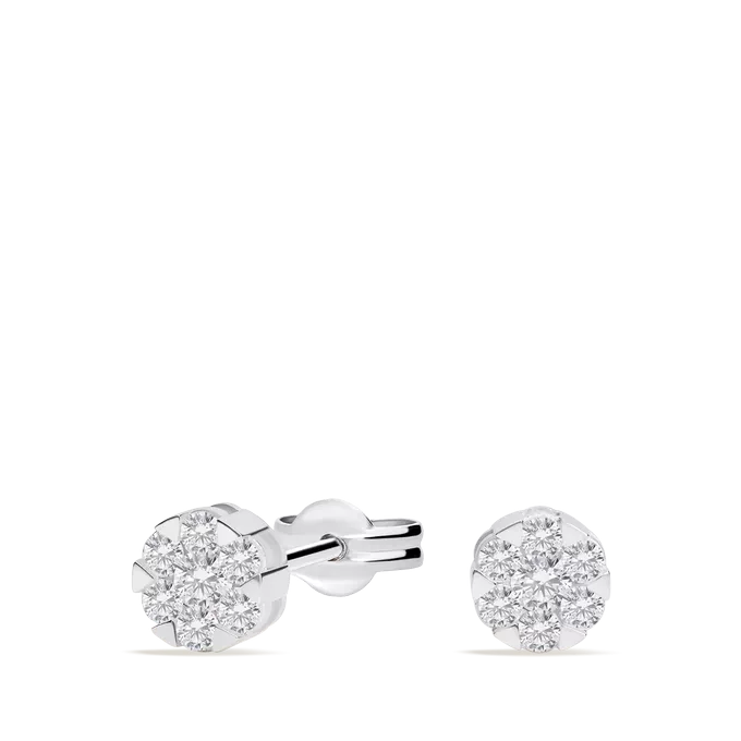 Pendiente diamante natural 0.50 ct. oro 18 quilates CHATEAU