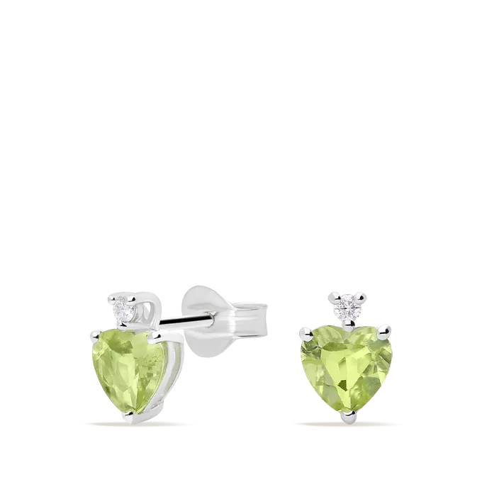 Pendiente diamante natural 0.03 ct. oro 18 quilates