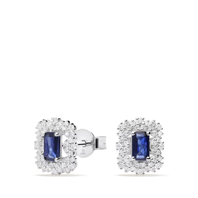 Pendiente diamante natural 0.08 ct. oro 18 quilates JAIPUR CELESTIA