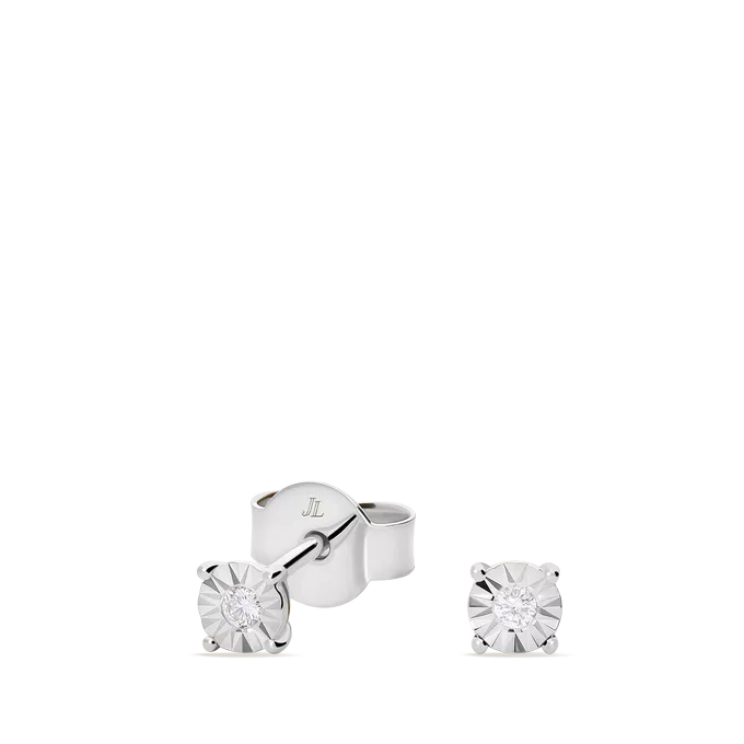 18k gold diamond earrings