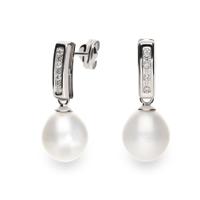 Pendiente oro blanco 18 quilates