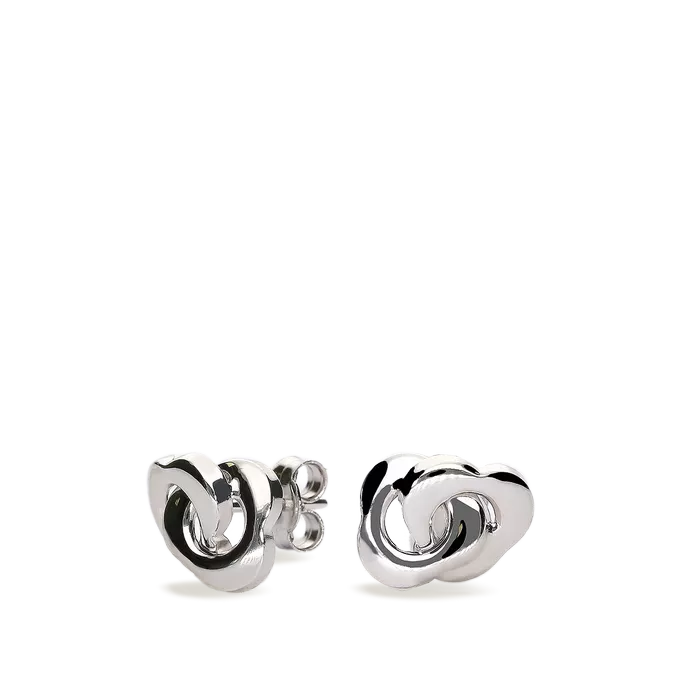 18k white gold earrings