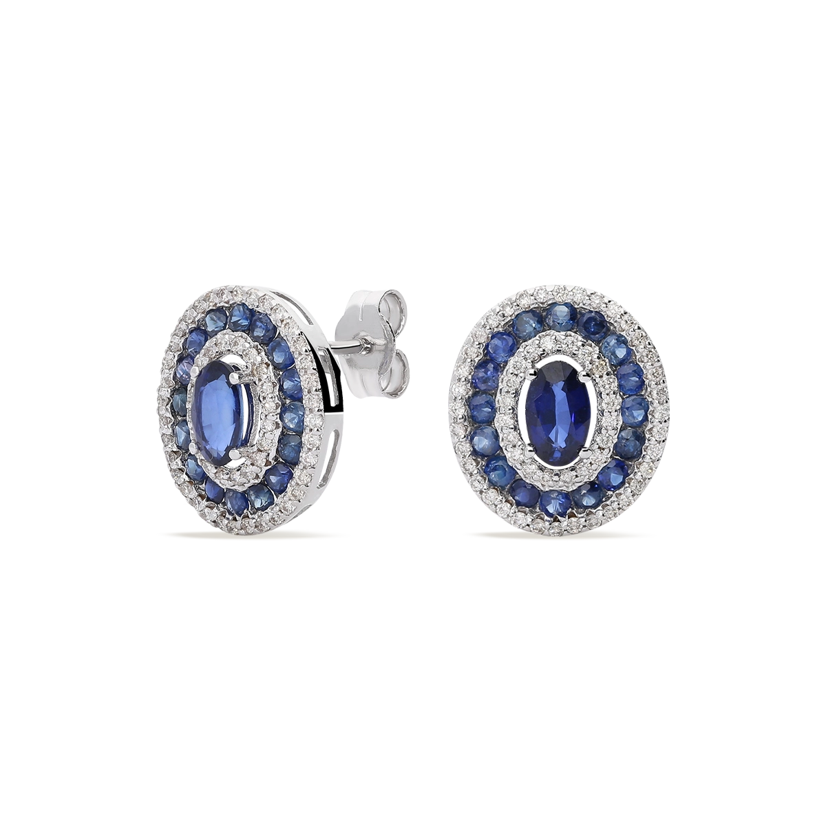 18k gold diamond earrings SHAHBANU
