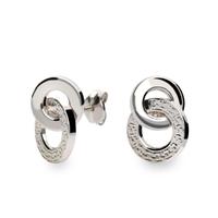 Pendiente oro blanco 18 quilates