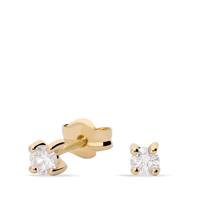 18k gold diamond earrings