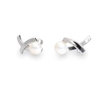 Pendiente oro blanco 18 quilates