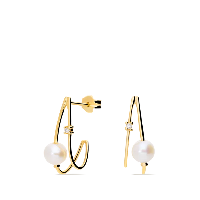 18k gold diamond earrings