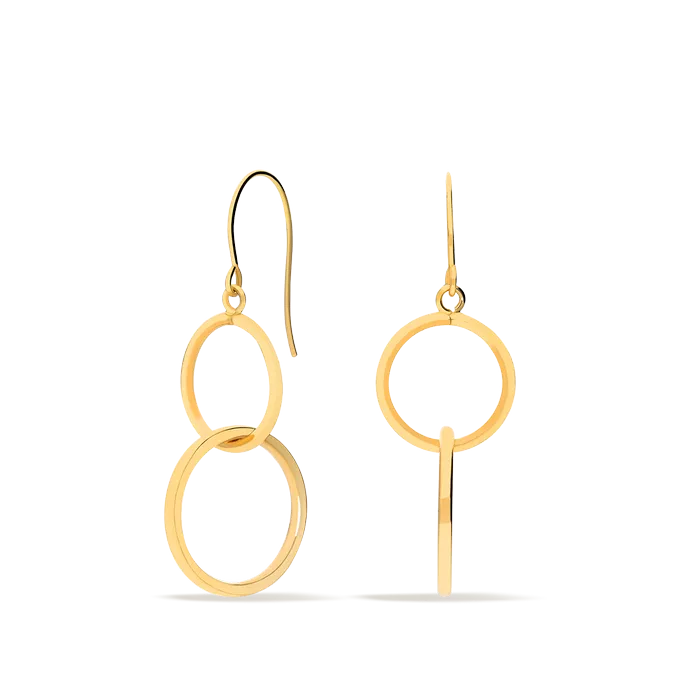18k gold earrings