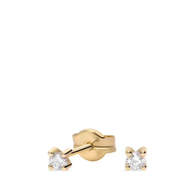 18k gold diamond earrings