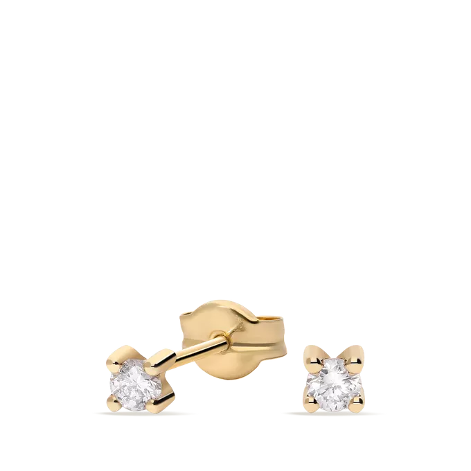 18k gold diamond earrings