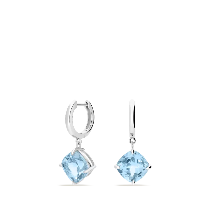 Sterling silver hoop earrings PRISM