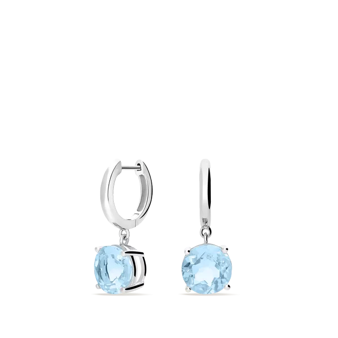 Sterling silver hoop earrings PRISM