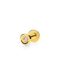 Piercing oreja diamante oro 18 quilates