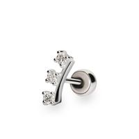 Piercing oreja diamante oro 18 quilates
