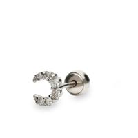 Piercing oreja diamante oro 18 quilates
