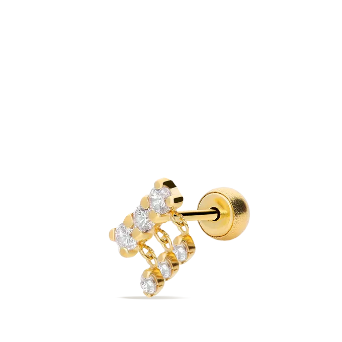 Piercing oreja oro 18 quilates