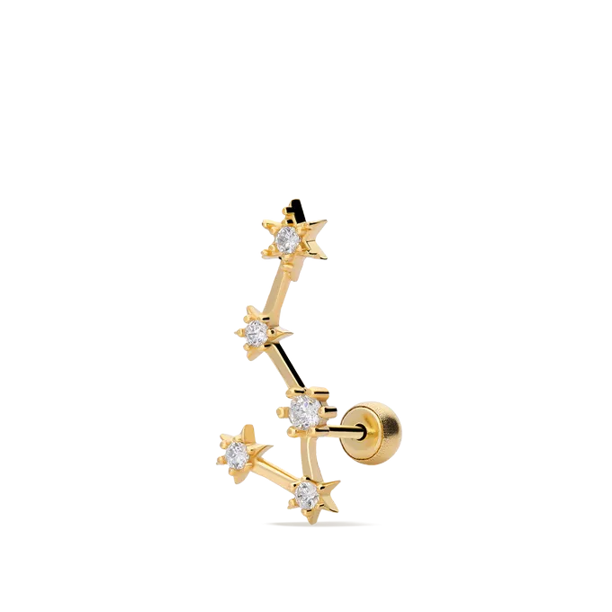 Piercing oreja oro 18 quilates