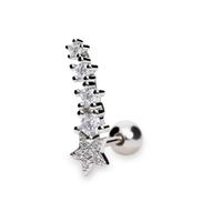 Piercing oreja plata primera ley
