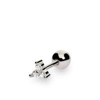 Piercing oreja plata primera ley