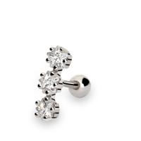 Piercing oreja plata primera ley