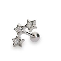 Piercing oreja plata primera ley