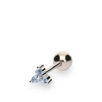 Piercing oreja plata primera ley