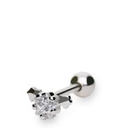 Piercing oreja plata primera ley