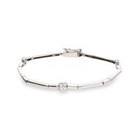 Pulsera diamante oro 18 quilates