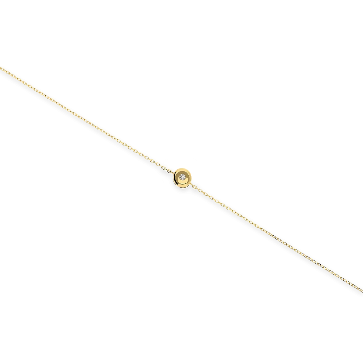 Pulsera diamante natural oro 18 quilates