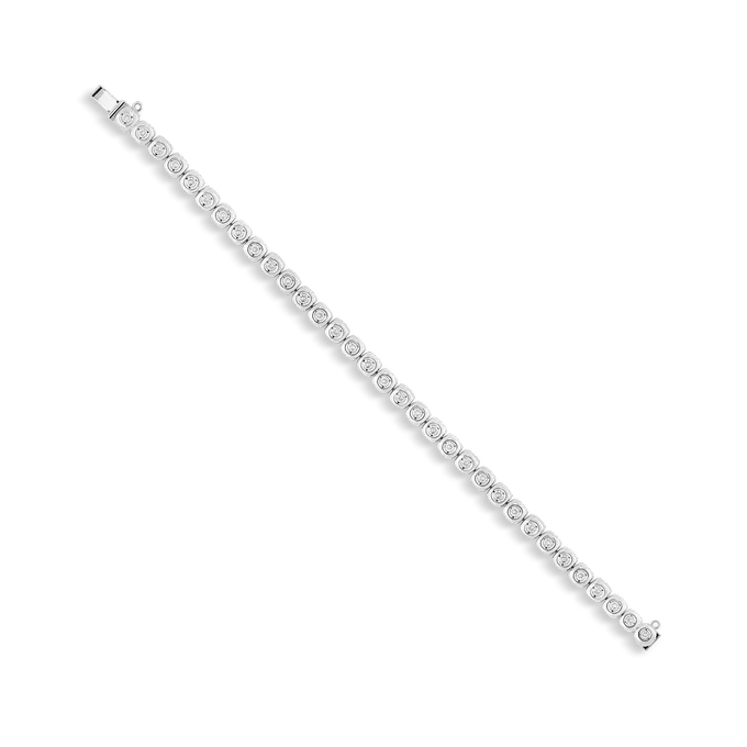 Pulsera diamante natural 1.87 ct. oro 18 quilates LUMINAIRE 80s