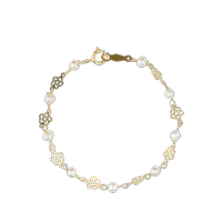 Pulsera bebe oro 18 quilates