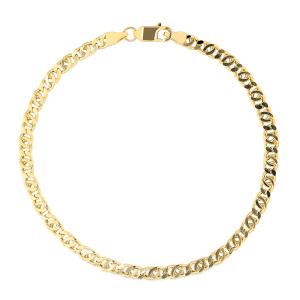 Pulsera tigre diamantado 2 cara hueco medida 03,5 x 01,2 de largo 19 cierre de mosquetón. 24B45