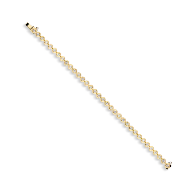 Pulsera diamante natural 1.87 ct. oro 18 quilates LUMINAIRE 80s