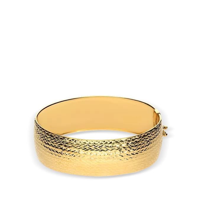 18k gold bangle