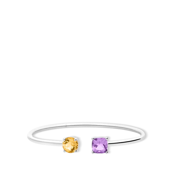 Sterling silver bangle PRISM