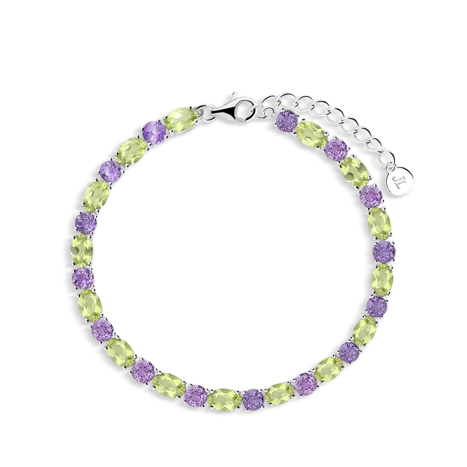 Sterling silver bracelet PRISM