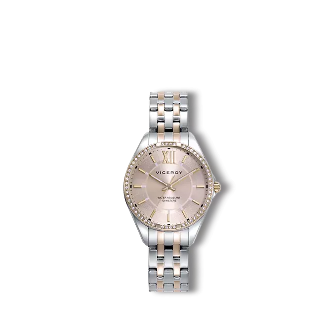 Viceroy - Reloj de mujer Viceroy Chic con caja y brazalete de acero bicolor
