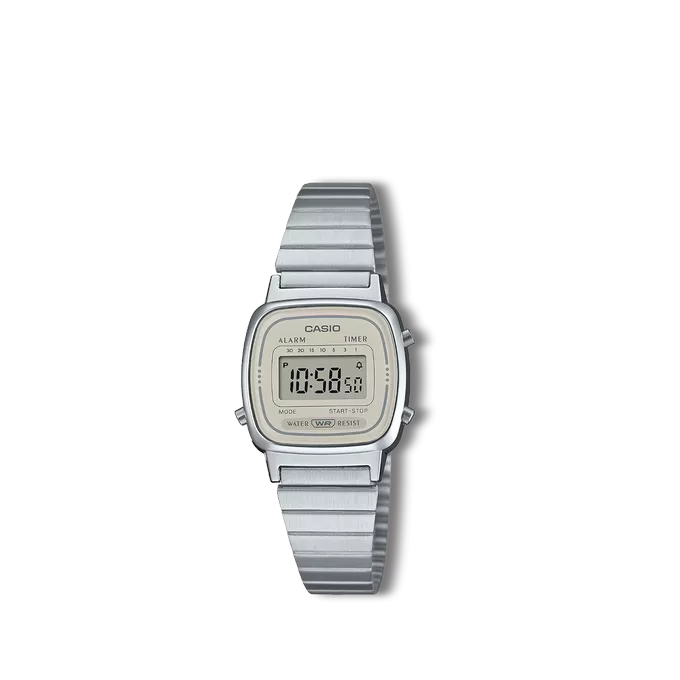 Reloj Casio Collection retro plateado