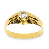 Solitario oro 18 quilates