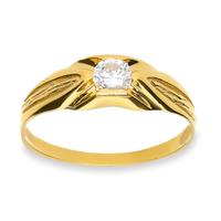 Solitario oro 18 quilates