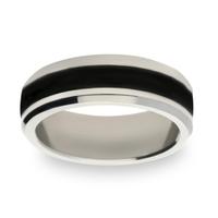 anillo hombre acero bicolor talla 21