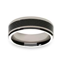 Anillo hombre acero bicolor talla 25